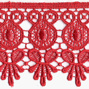 Tira guipiure teñido rojo-245030---08